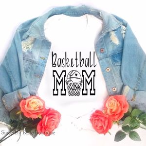 Basketball Mom | White T-Shirt